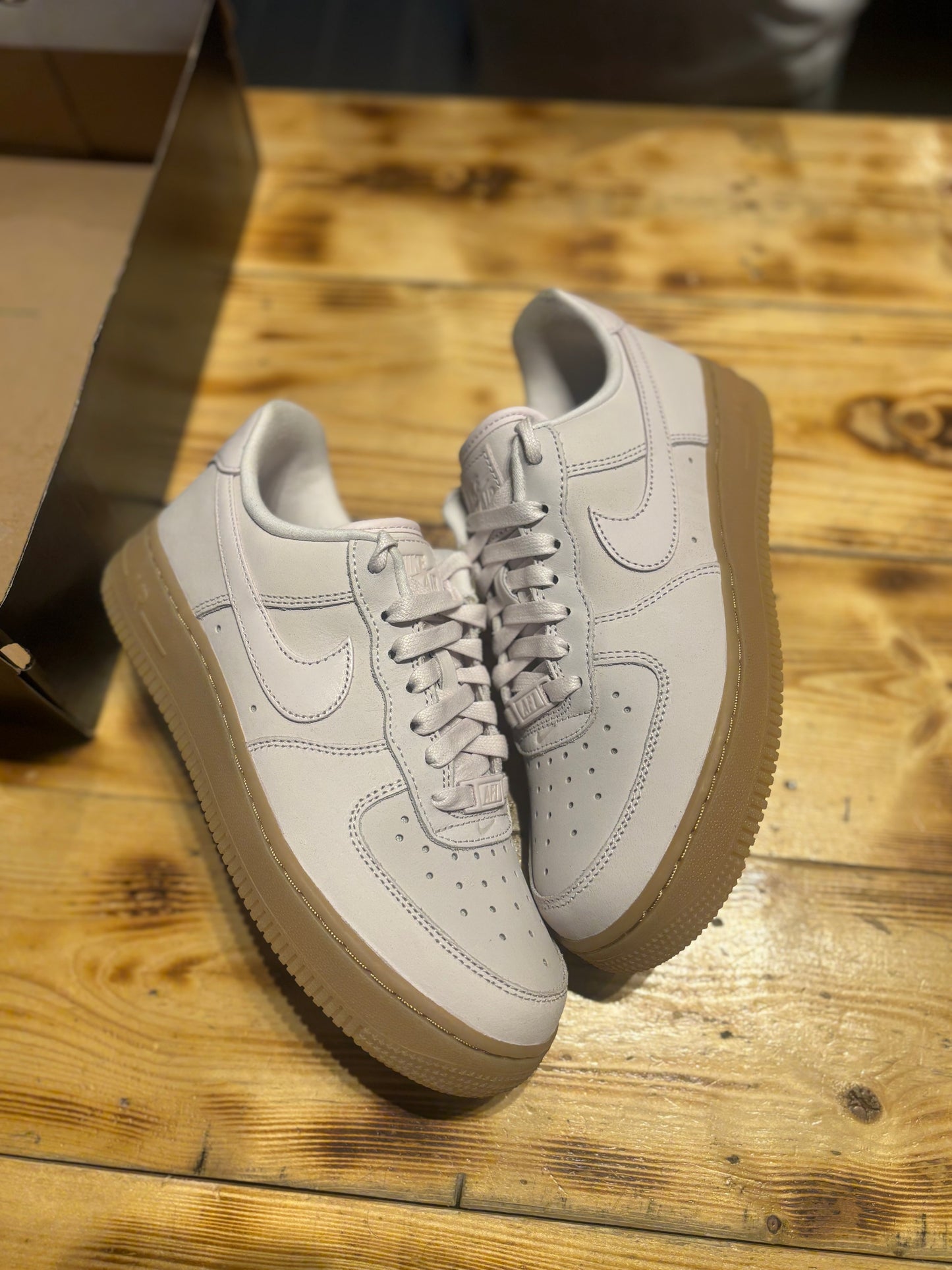 Air Force “pearl pink/gum”/size 7y(8.5w)