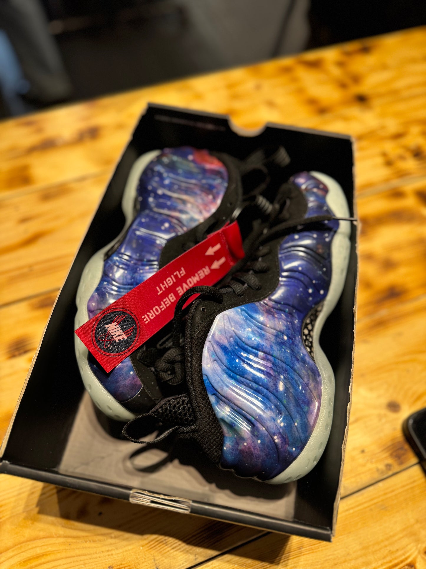Nike foamposite “galaxy”/size 6.5