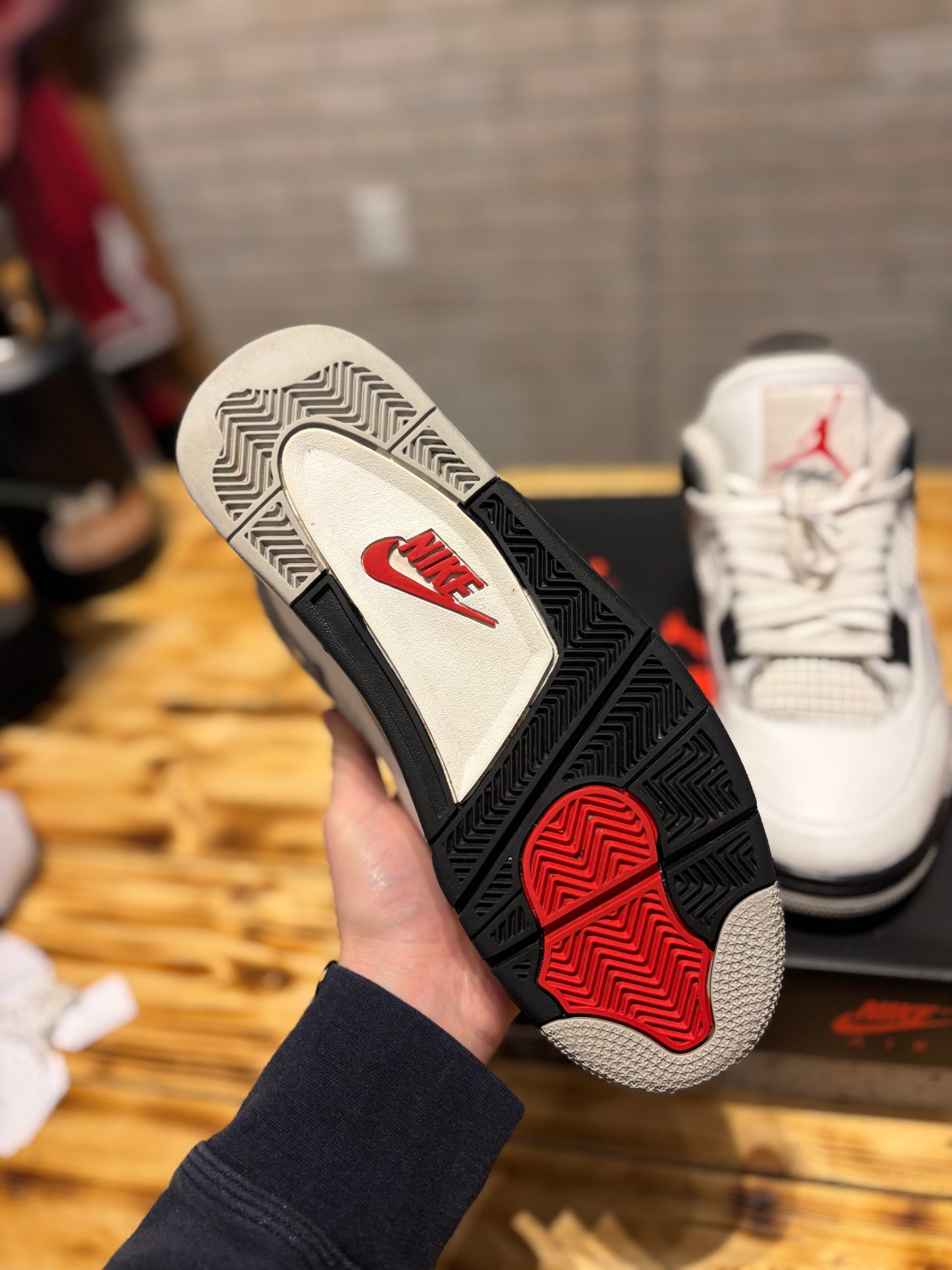 Jordan 4 white cement