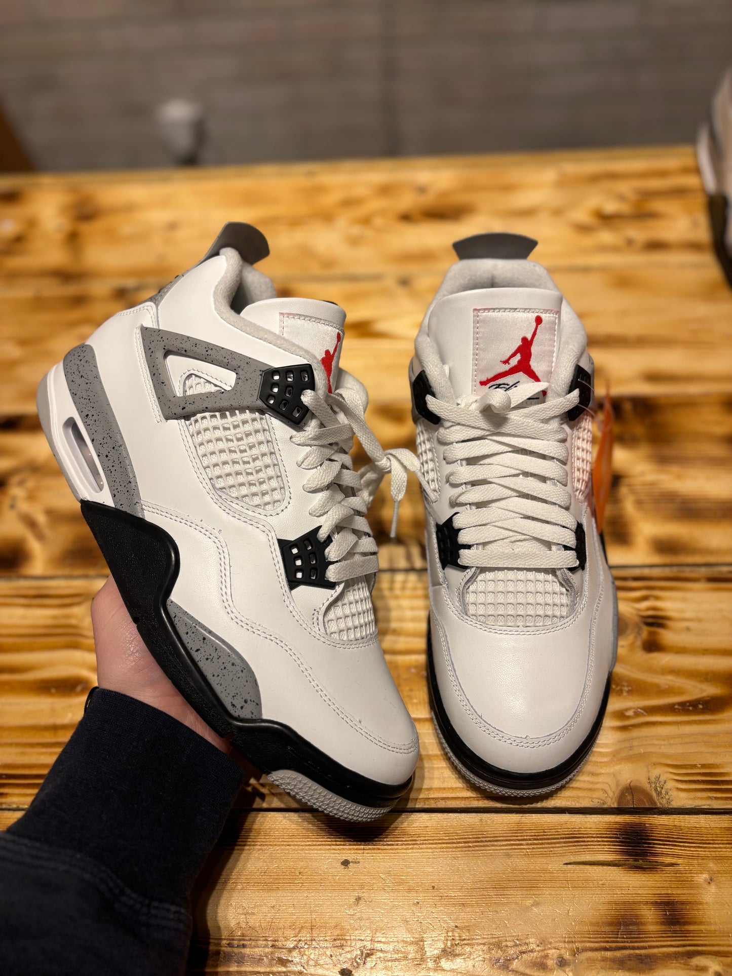 Jordan 4 white cement
