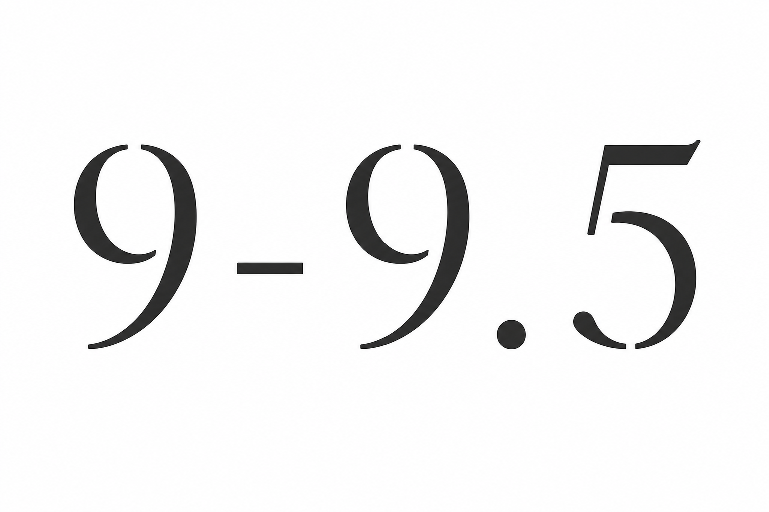9-9.5