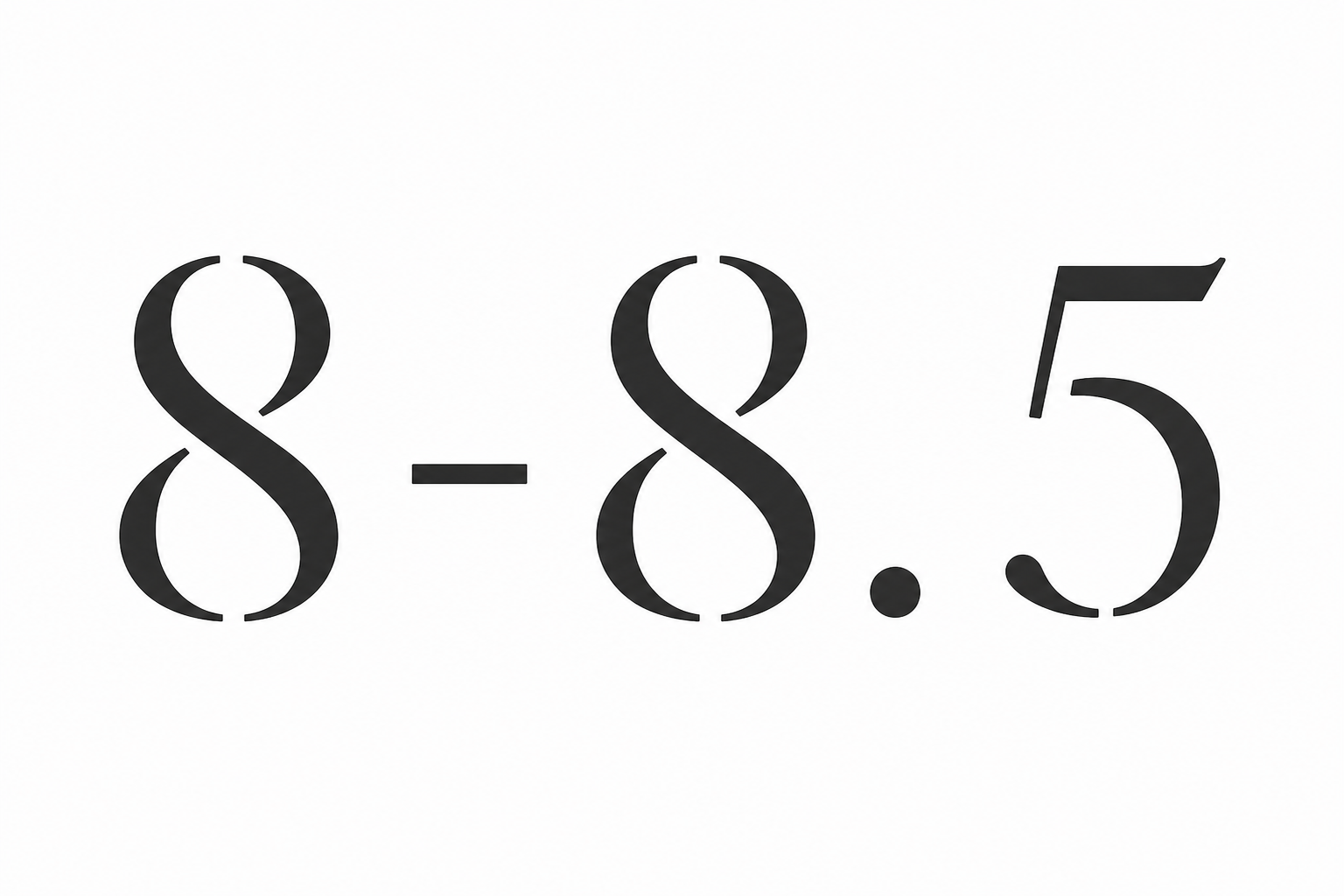 8-8.5