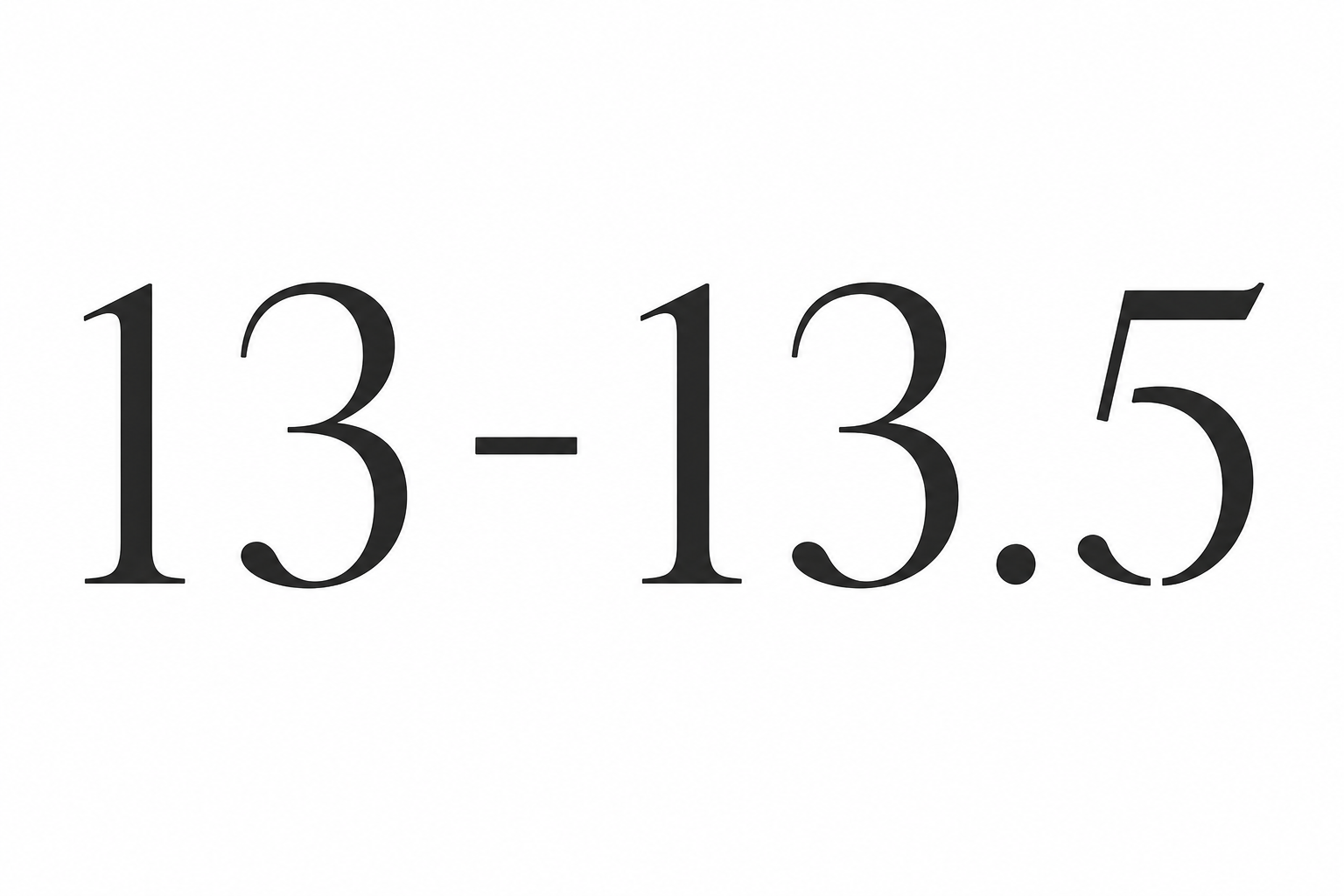 13-13.5