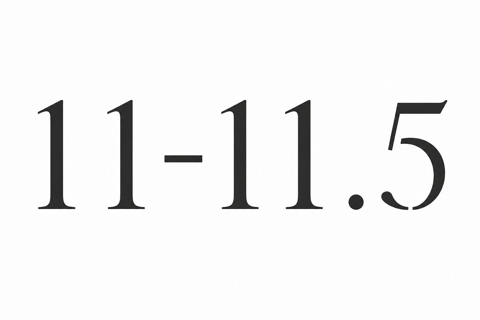 11-11.5