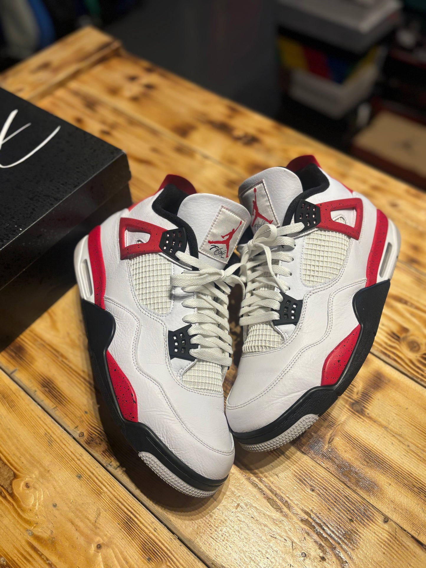 Jordan 4 “Red Cement”/size 13