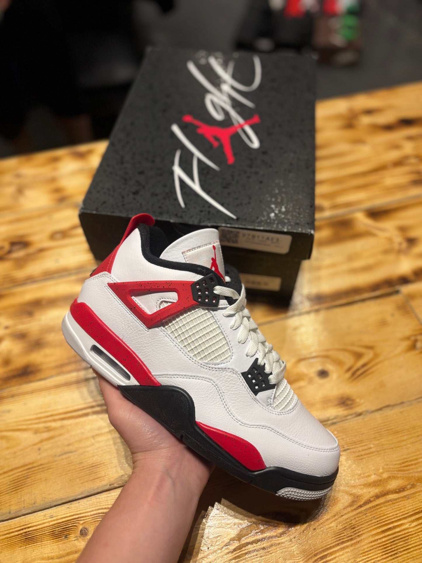 Jordan 4 “Red Cement”/size 10.5