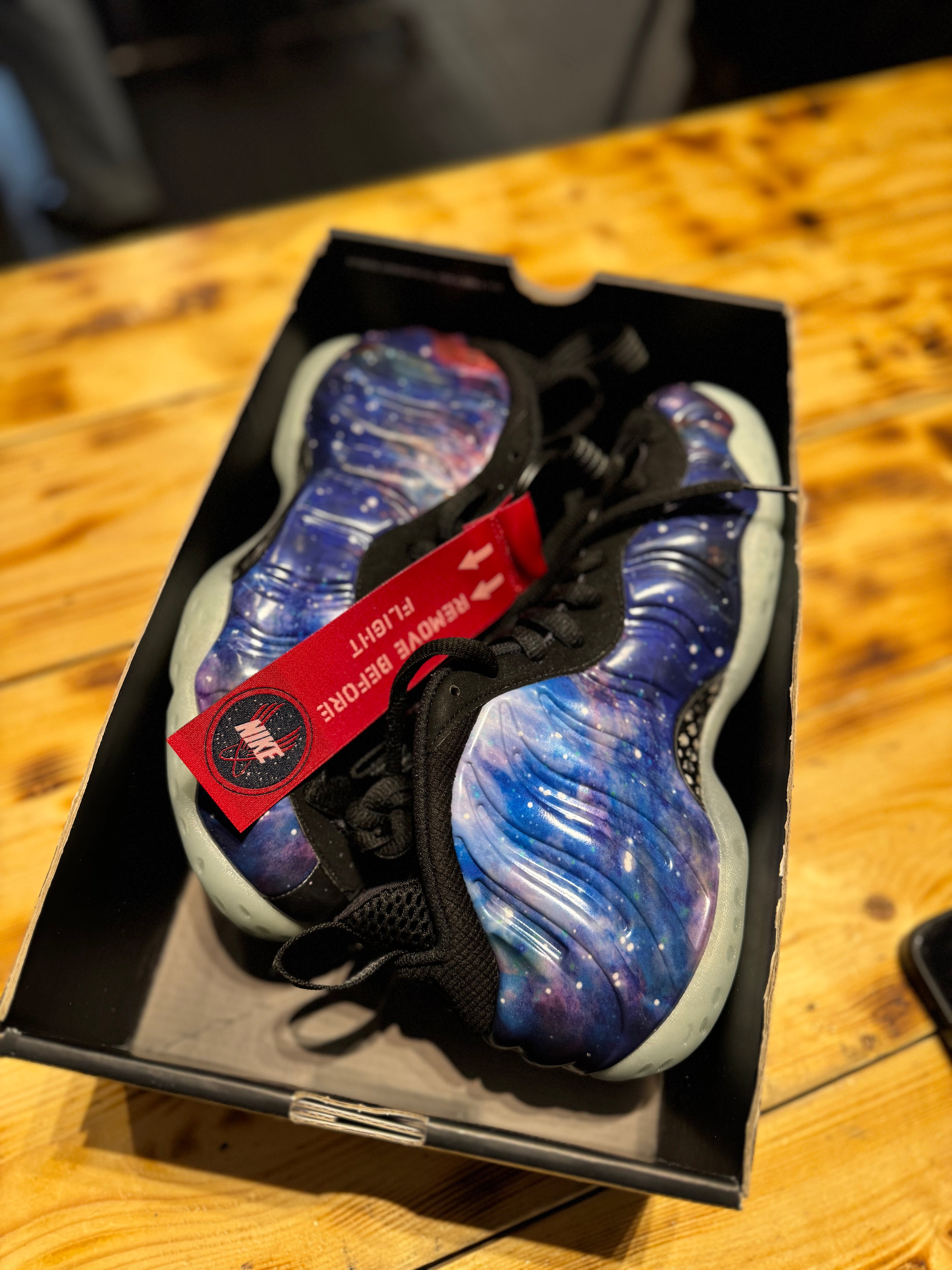 Nike foamposite “galaxy”/size 6.5