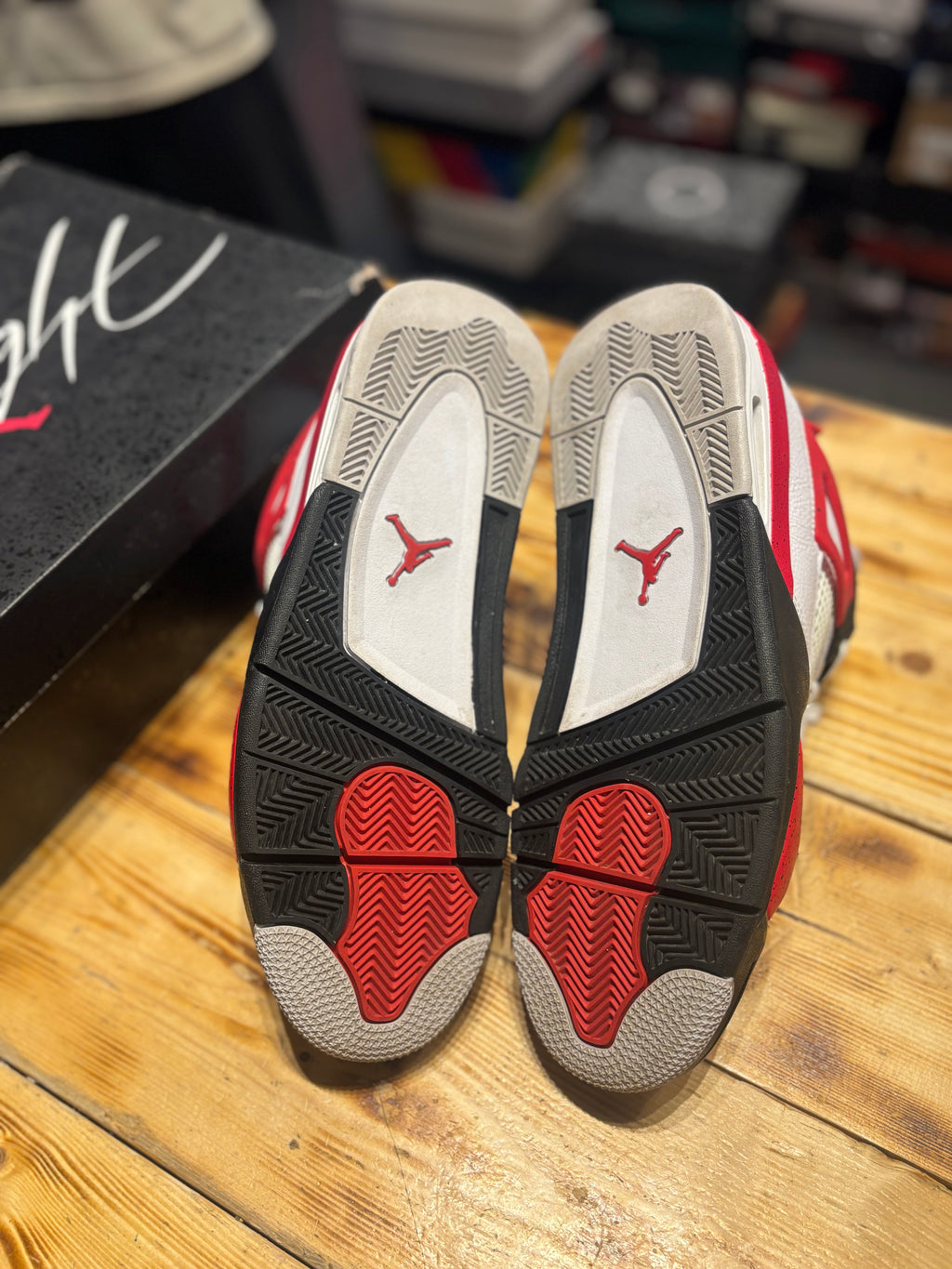 Jordan 4 “Red Cement”/size 13