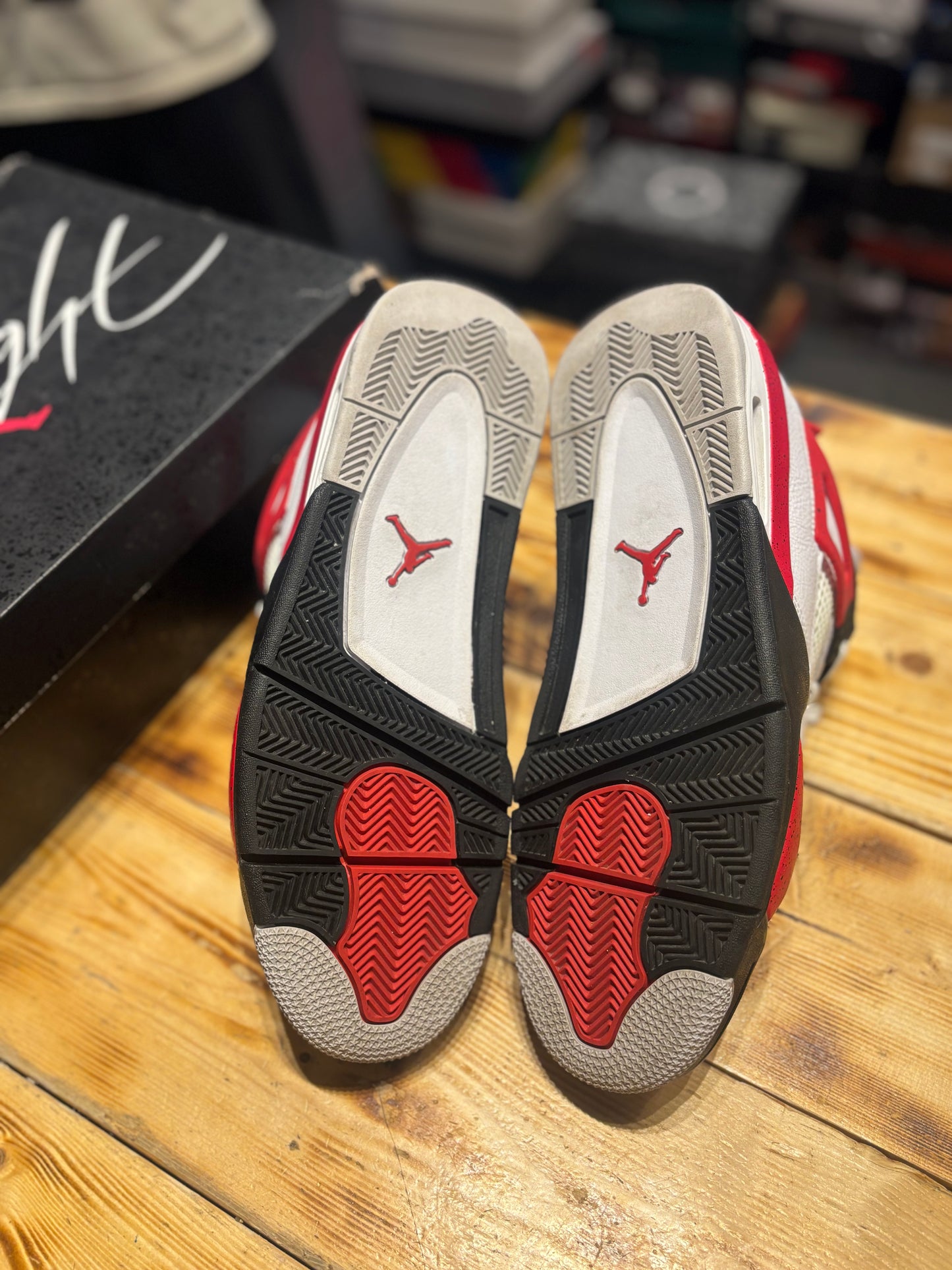 Jordan 4 “Red Cement”/size 13