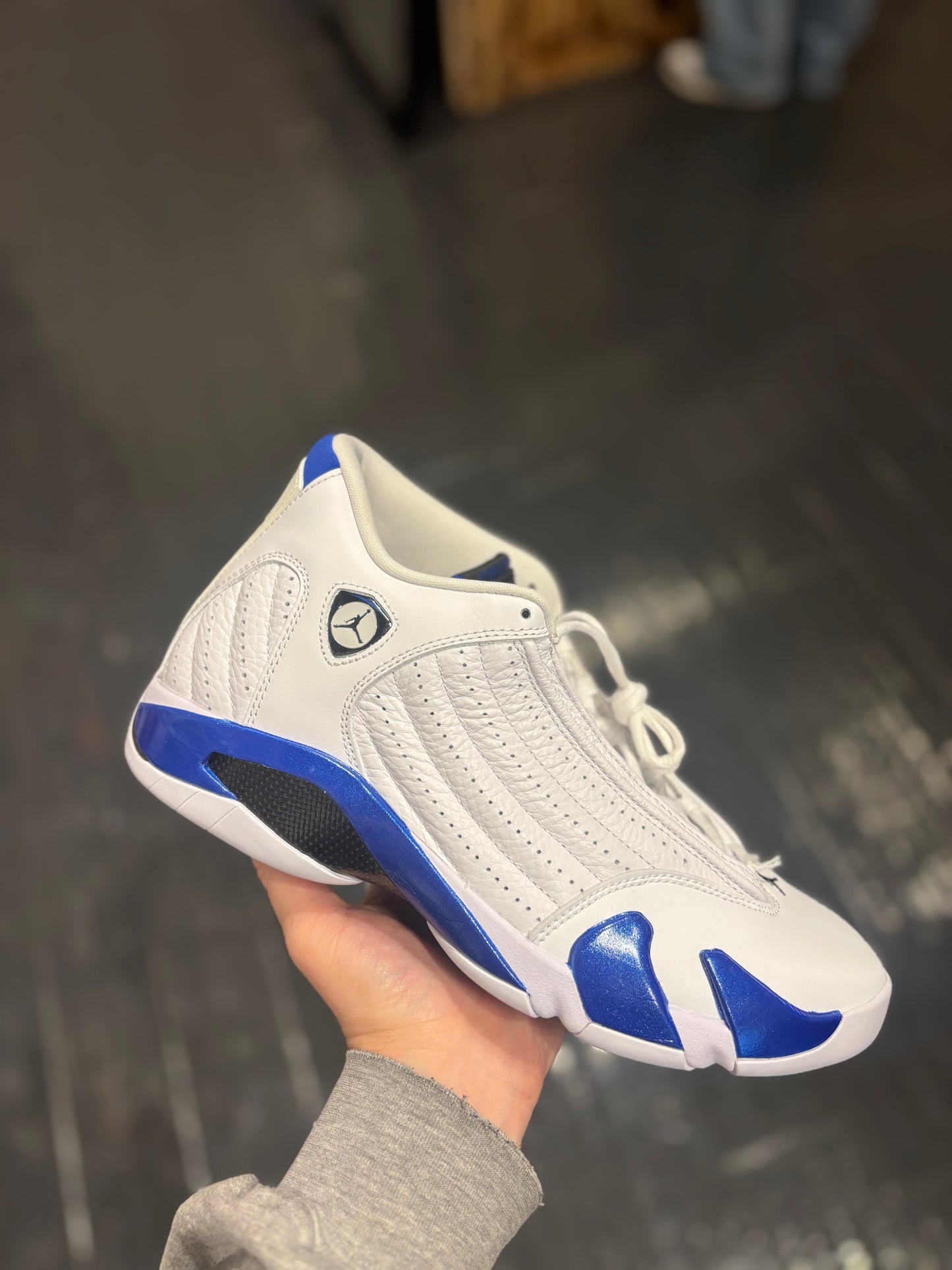 Jordan 14 “white hyper royal”