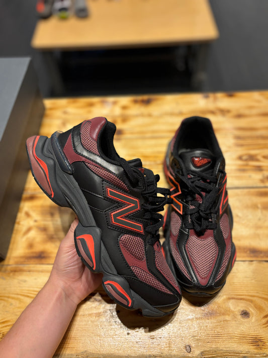 New balance 9060 “Black Washed Burgundy”/size 9,9.5,10.5