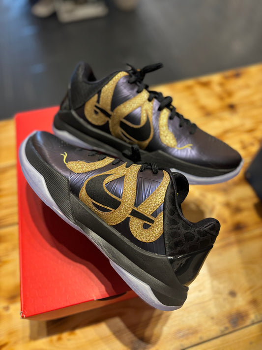 Kobe 5 protro “year of the mamba eggplant”