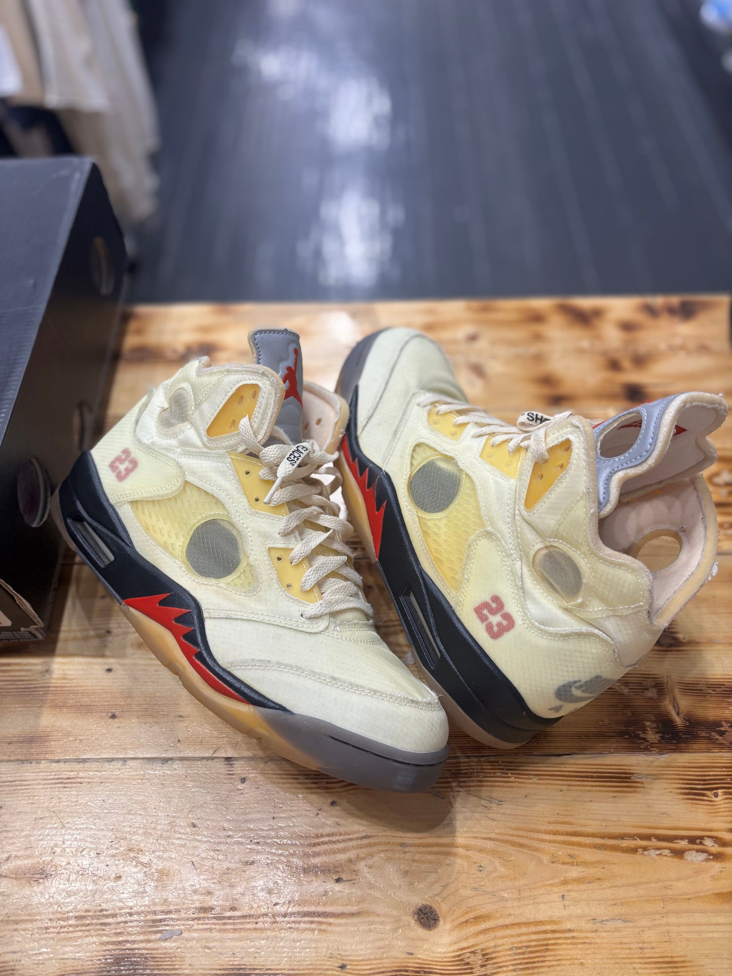 Jordan 5 “offwhite”/size 12.5