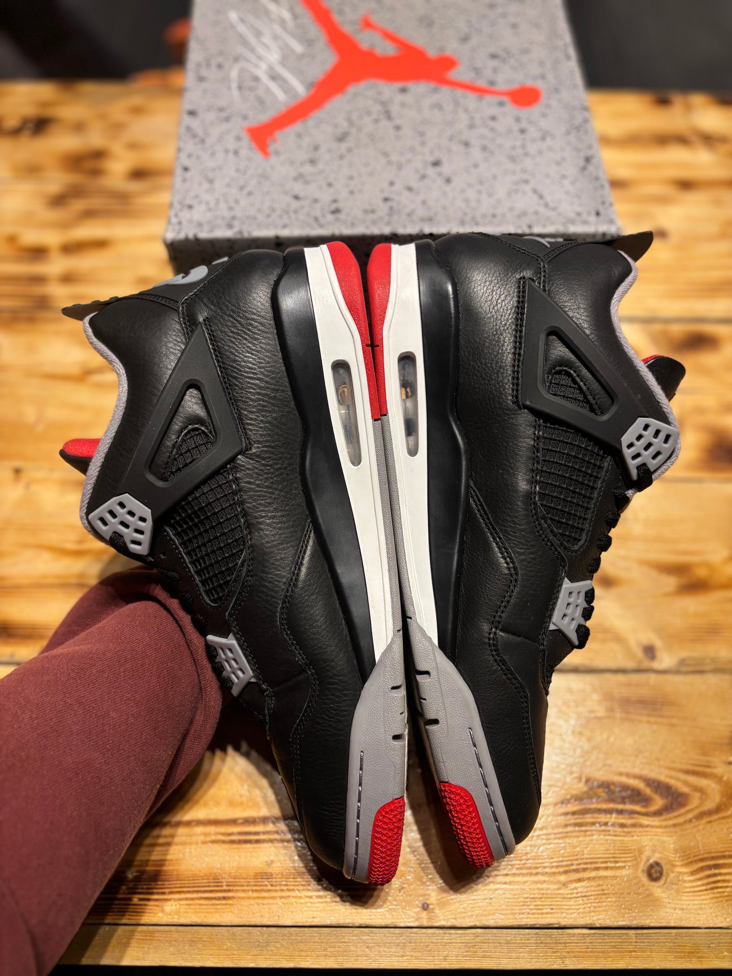 Jordan 4 bred reimagined /size 14