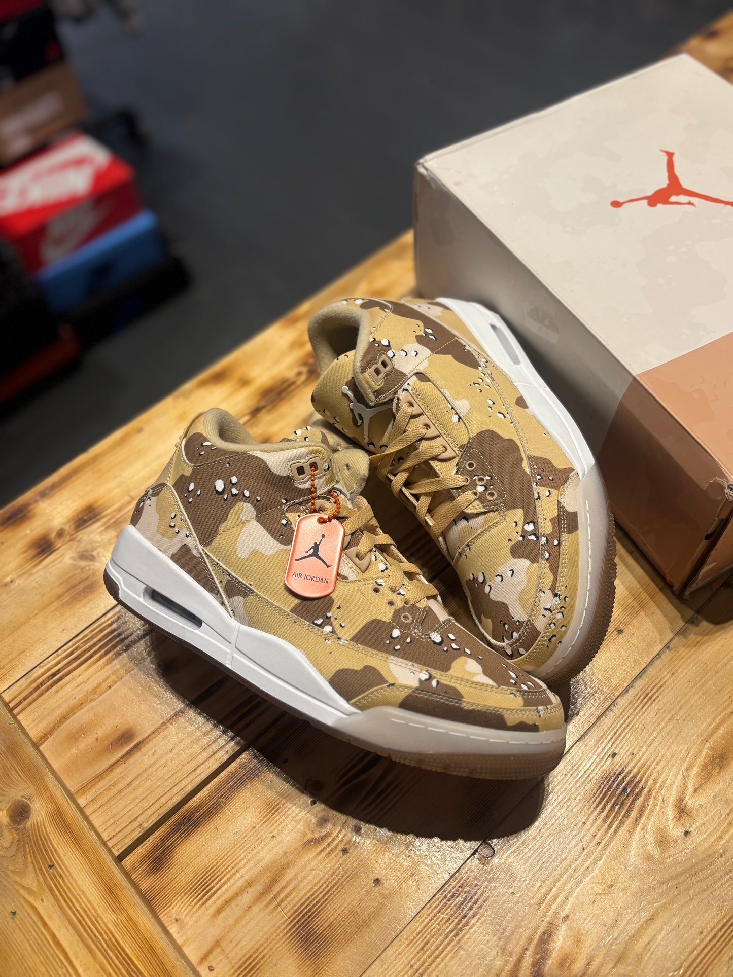 Jordan 3 “WNBA Desert Camo”/size 10.5 men