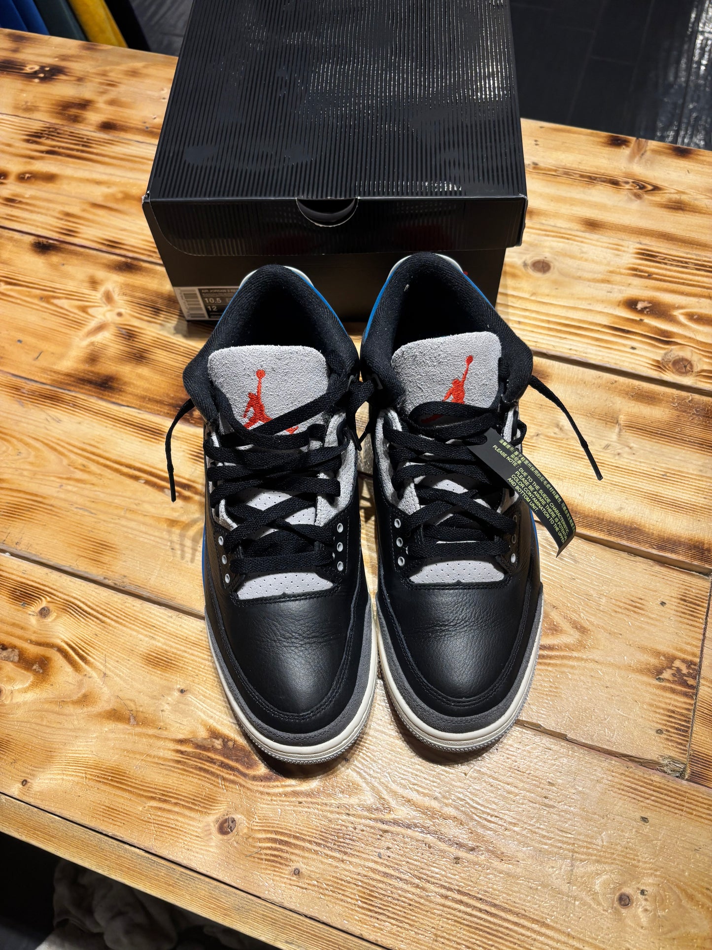 Jordan 3 rair air/size 10.5