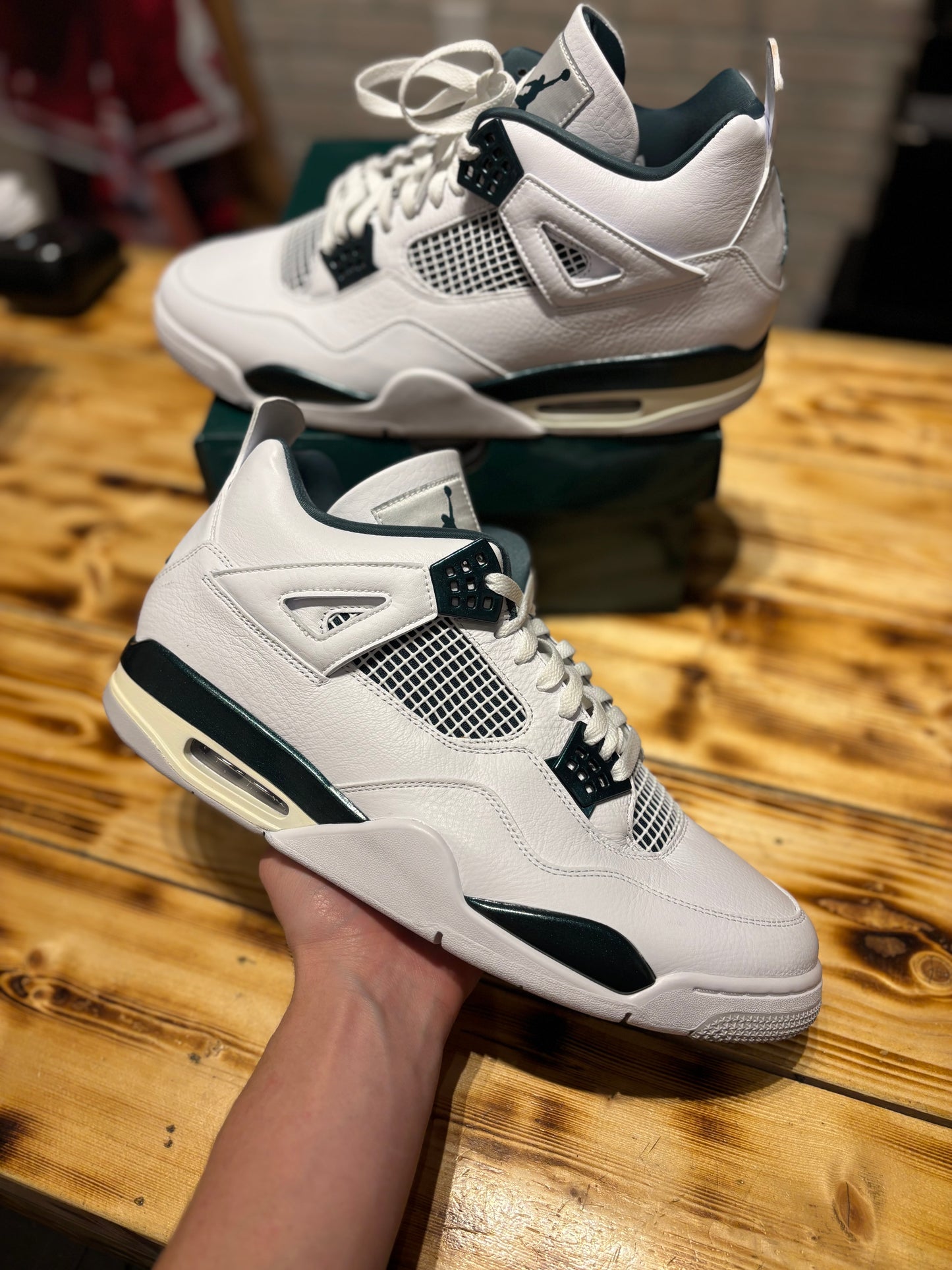 Jordan 4 oxidize green