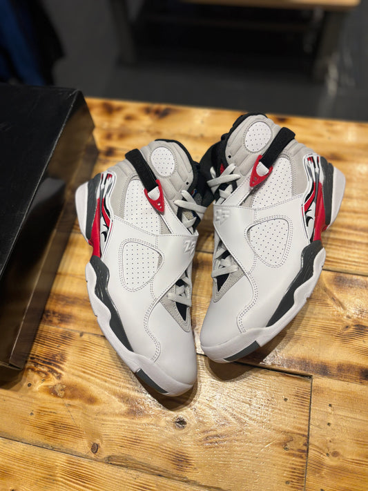 Jordan 8 “White True Red”/size 9.5,11