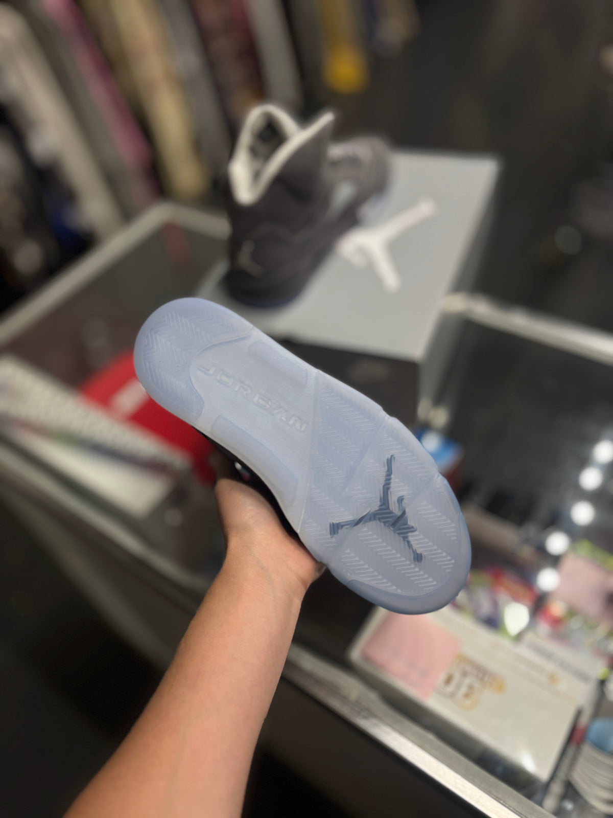 Jordan 5 “wolf grey”/size 10