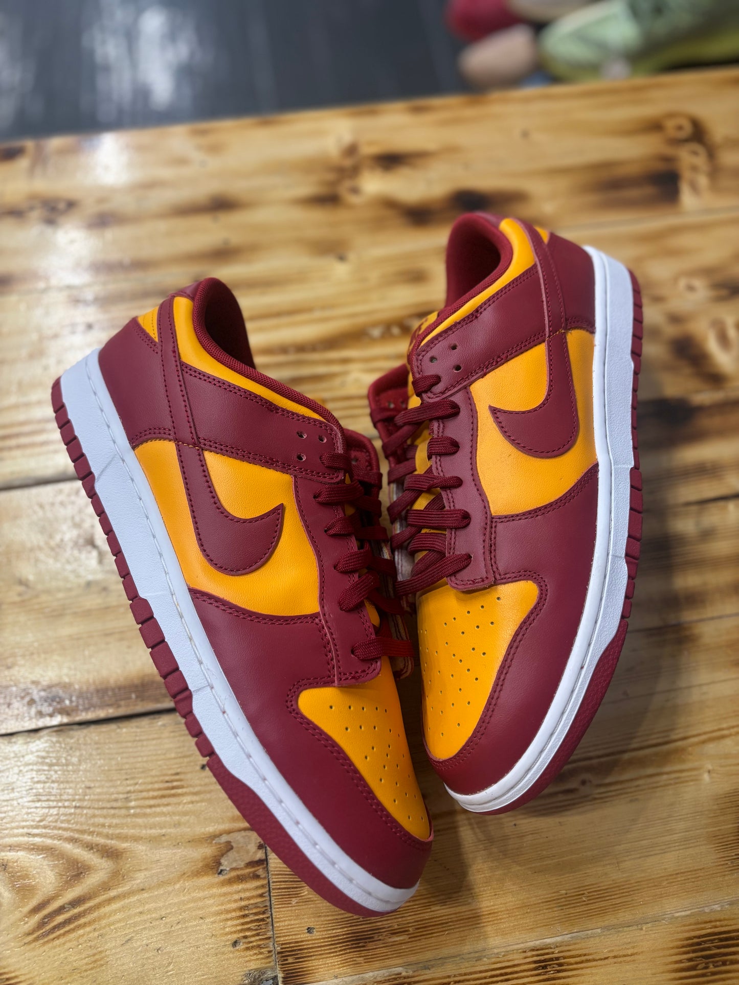 Nike dunk low “Midas gold”/size 12