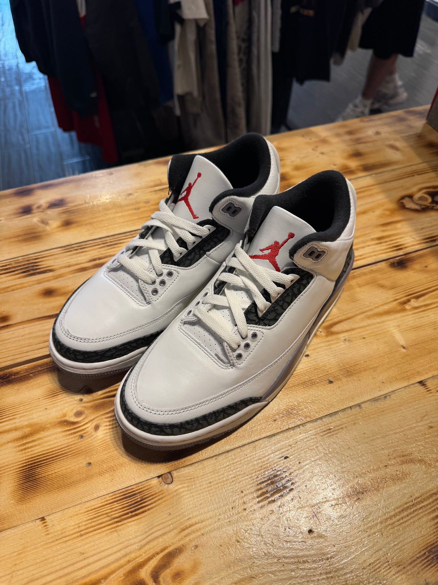 Jordan 3 Retro “Cement grey”/size 8.5