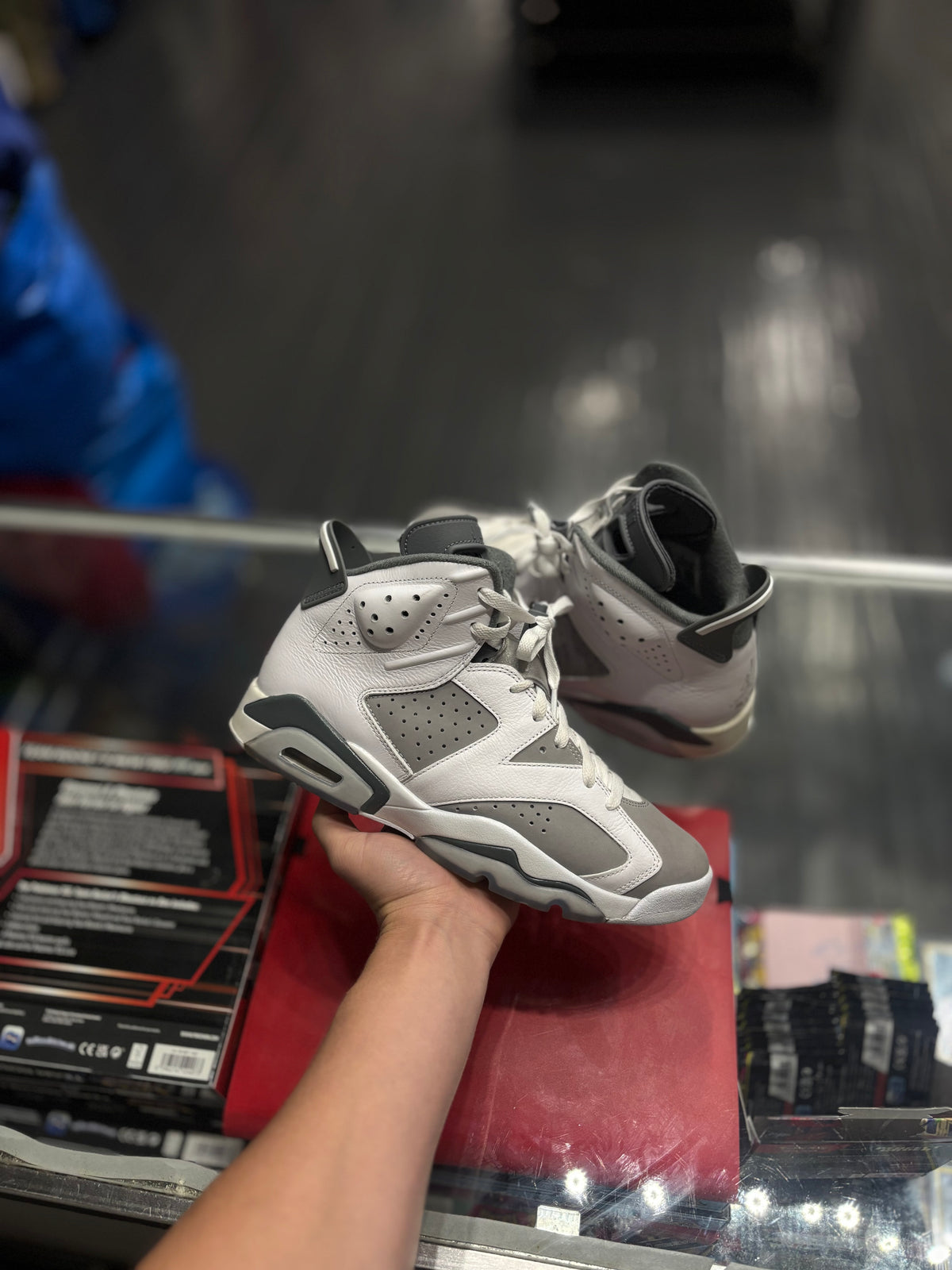 Jordan 6 “cool grey”/size 9.5