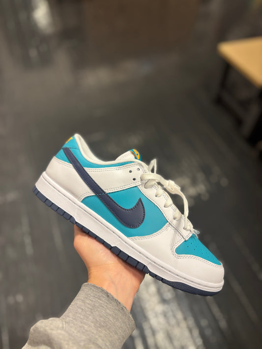 Dunk low teal/navy