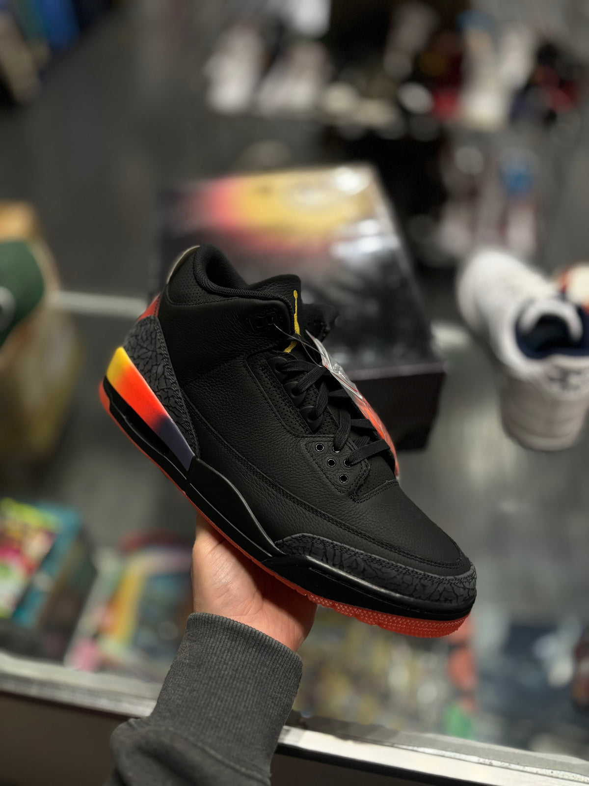 Jordan 3 j balvin “rio”/size 13