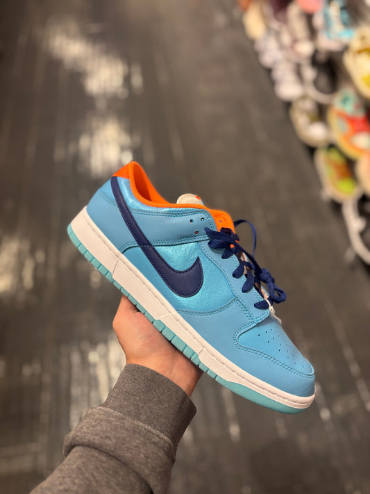 Dunk low blue/orange