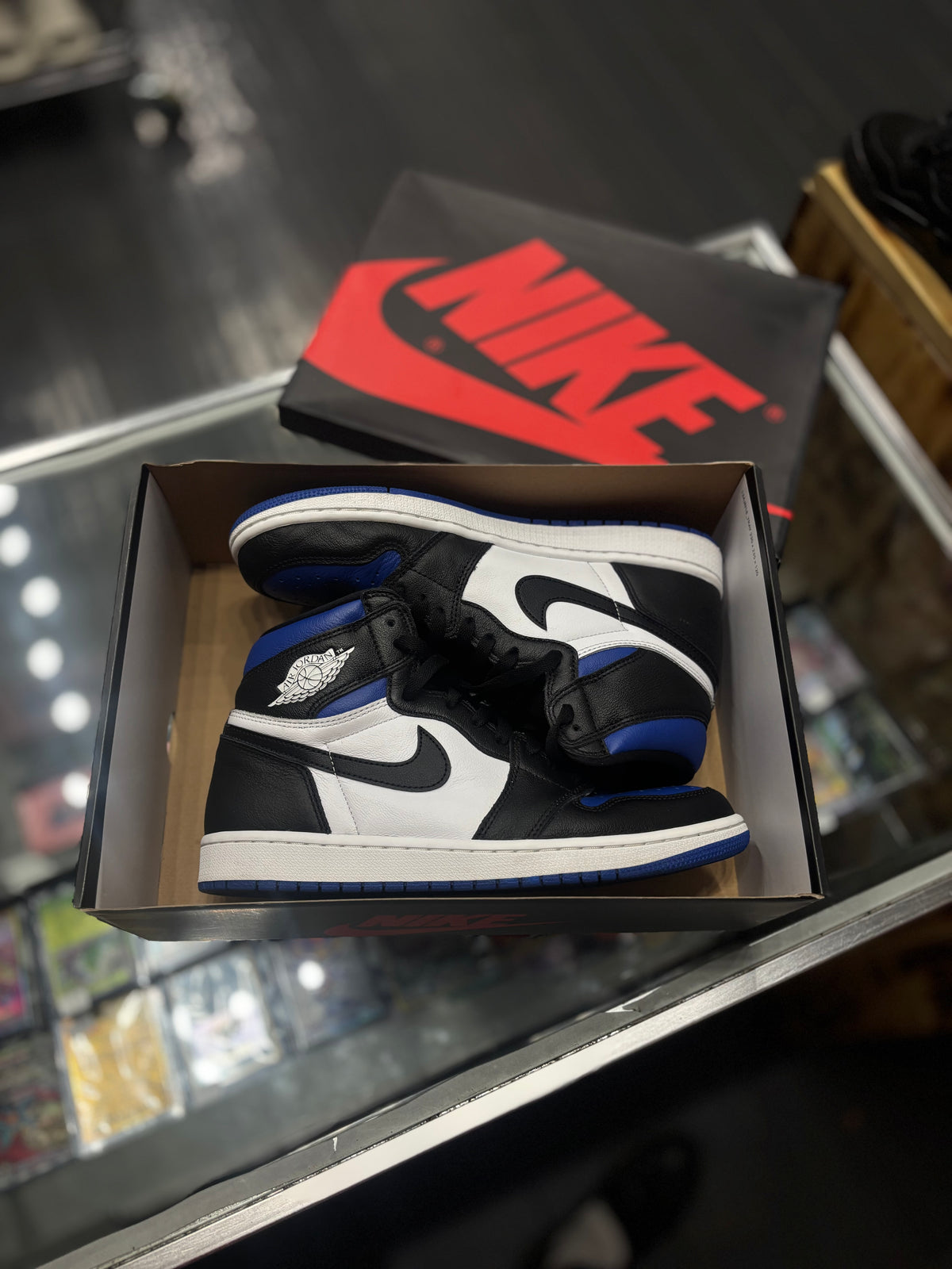 Jordan 1 high “royal toe”/size 10