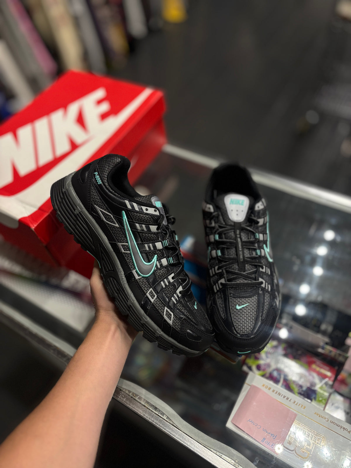 Nike p-6000 “black hyper turquoise cool grey”/size 13