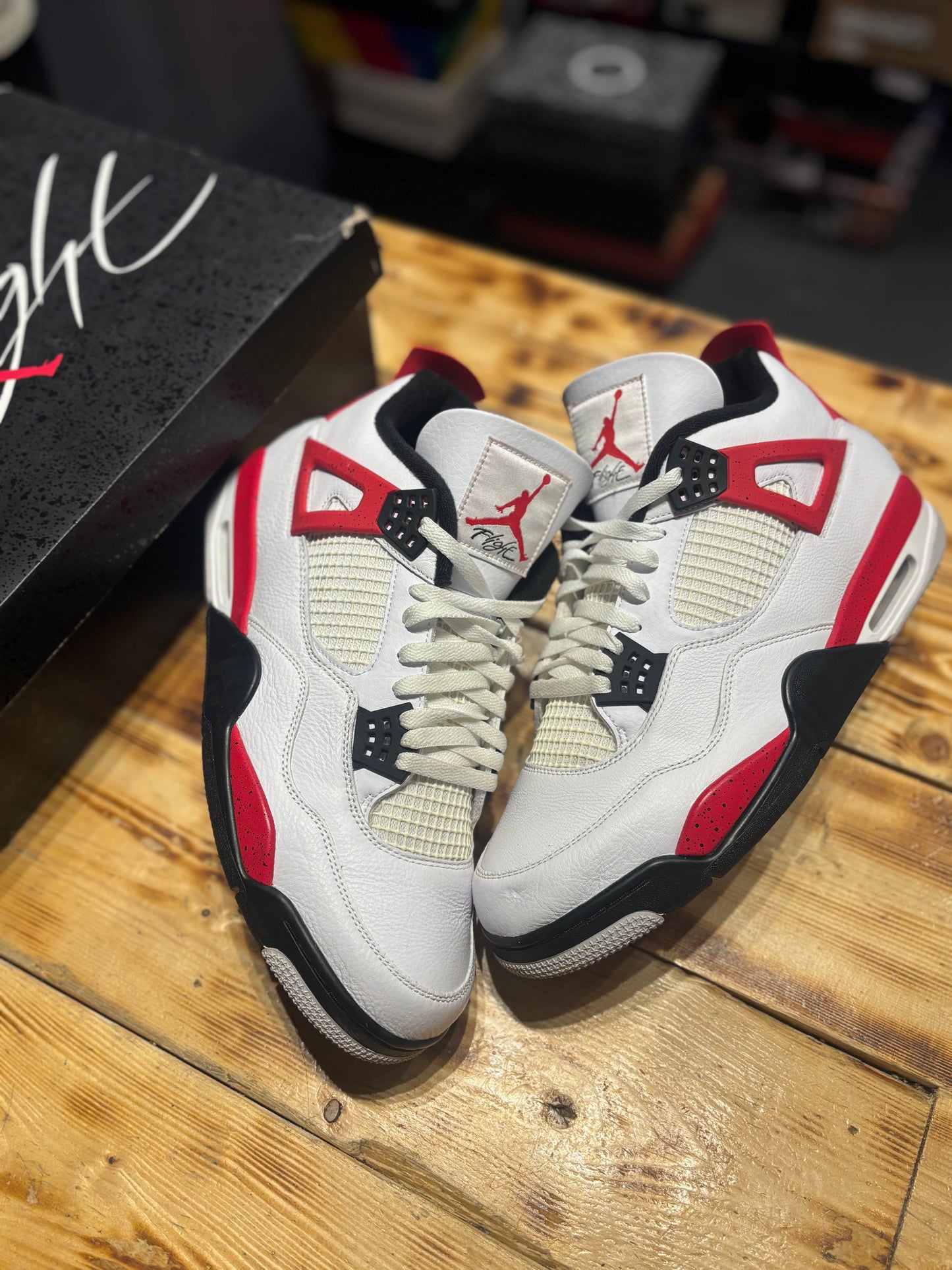 Jordan 4 “Red Cement”/size 13