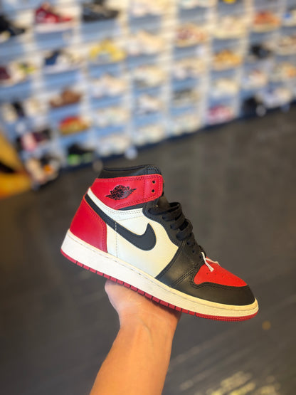 Jordan 1 bred toe