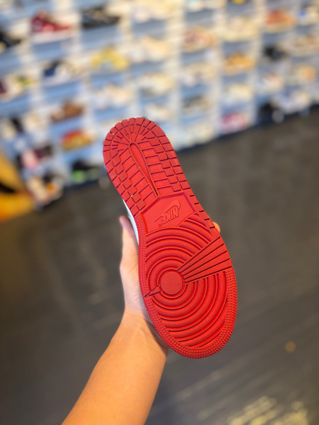 Jordan 1 bred toe