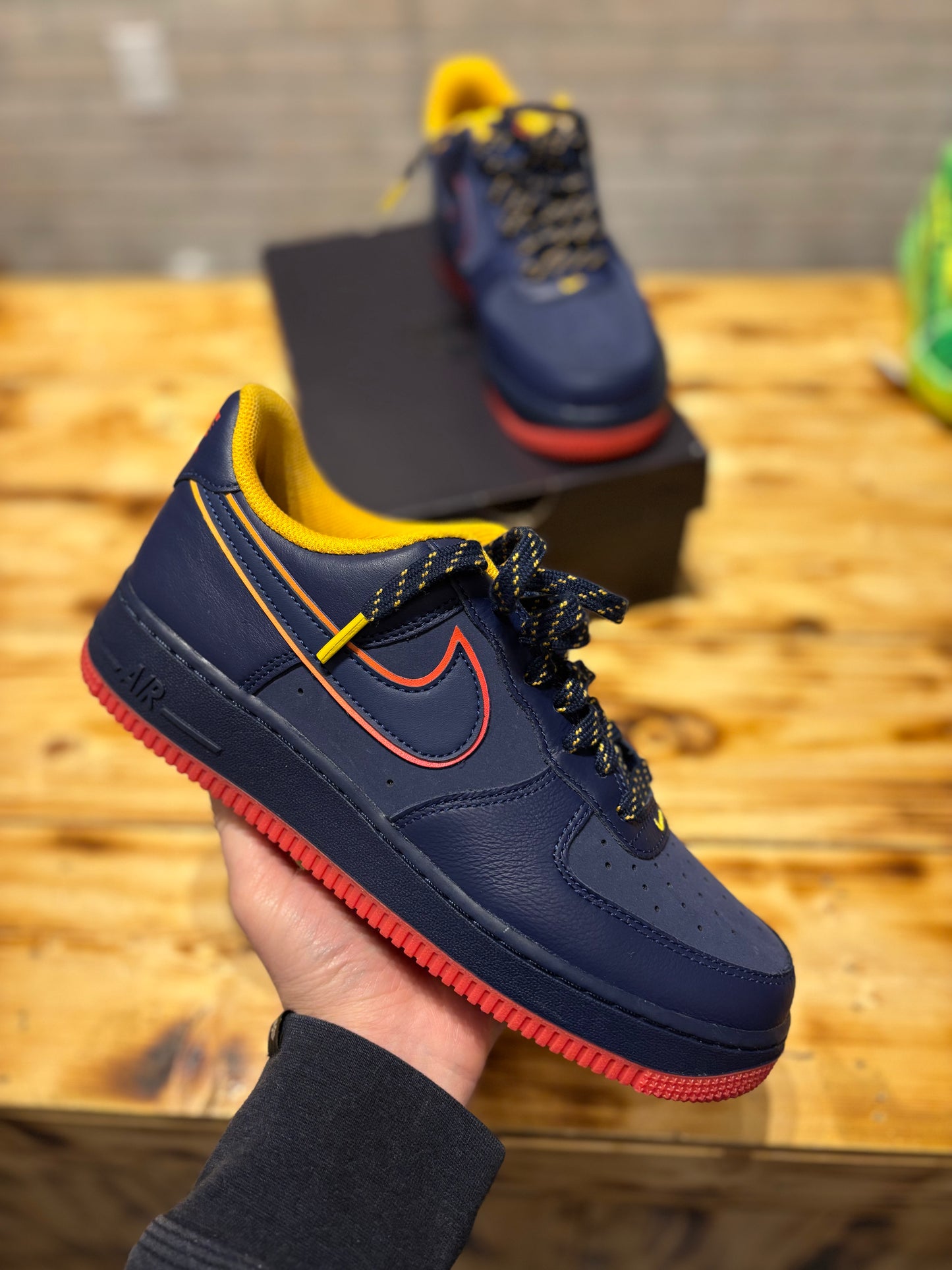 Air Force navy/yellow/red