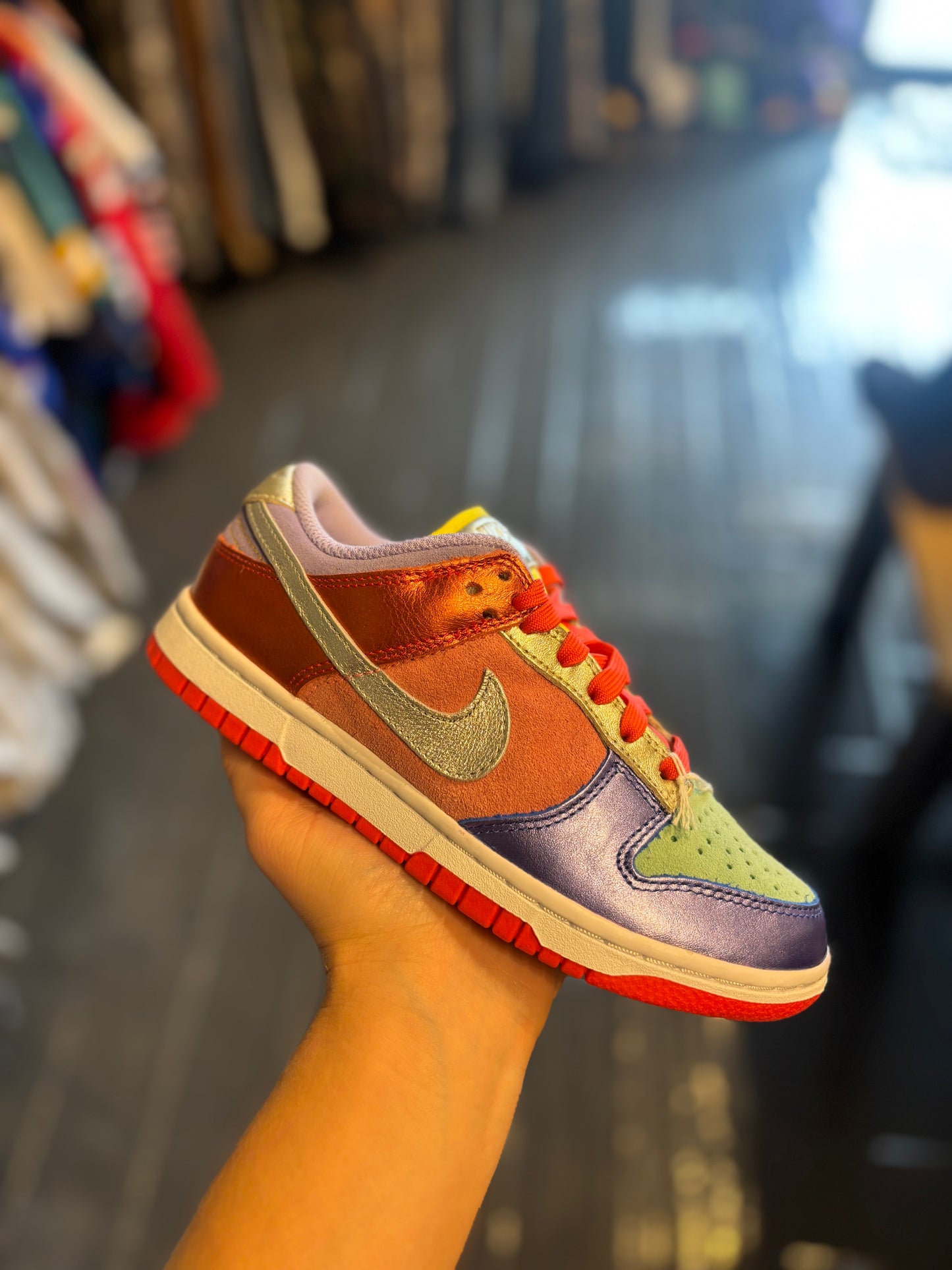 Nike dunk multi color