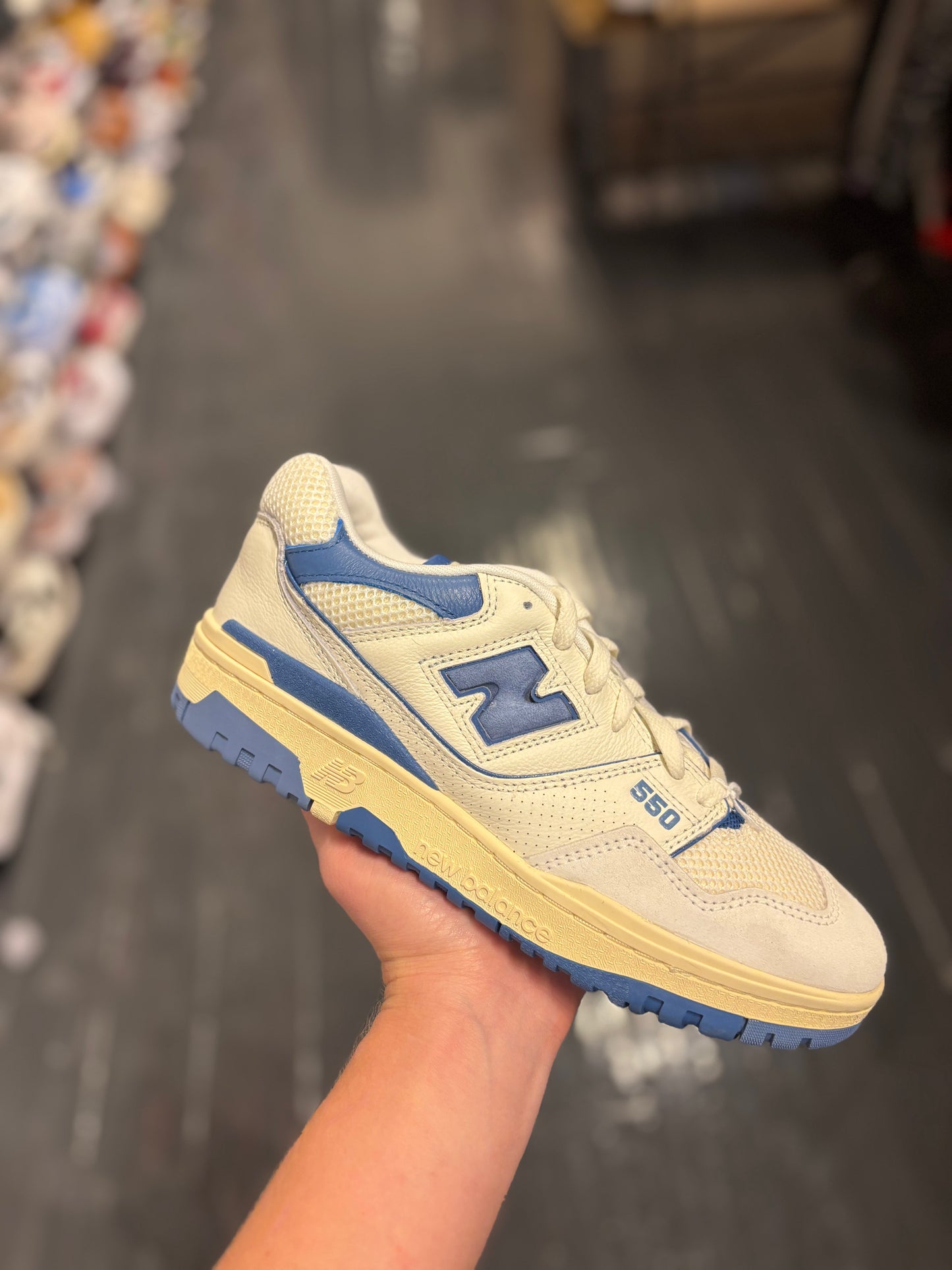 New balance 990 blue/cream