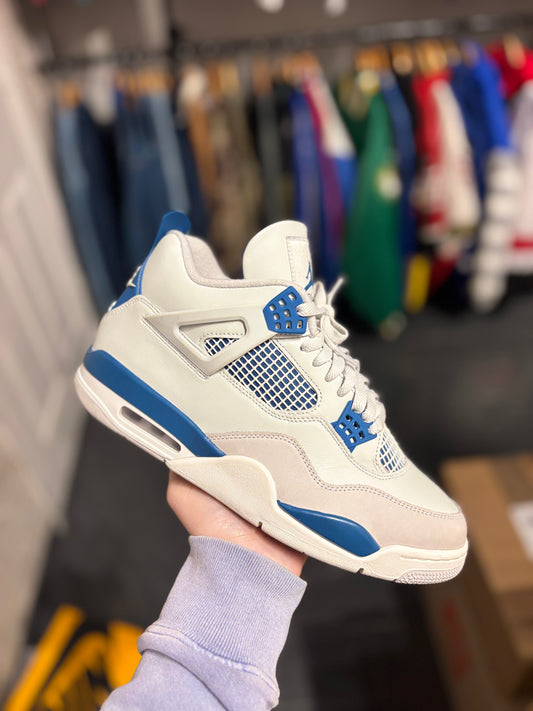 Jordan 4 blue military