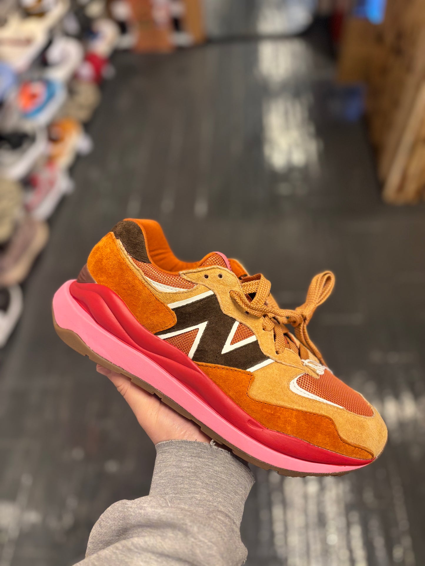New balance 57/40 “brown/red/pink”