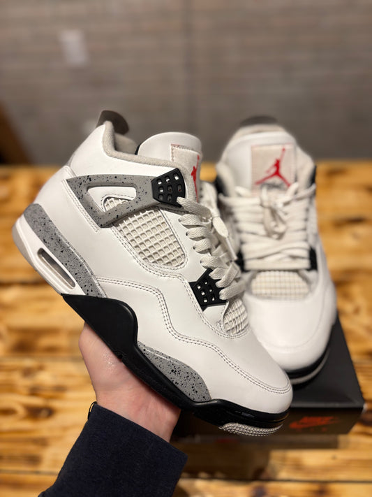 Jordan 4 white cement