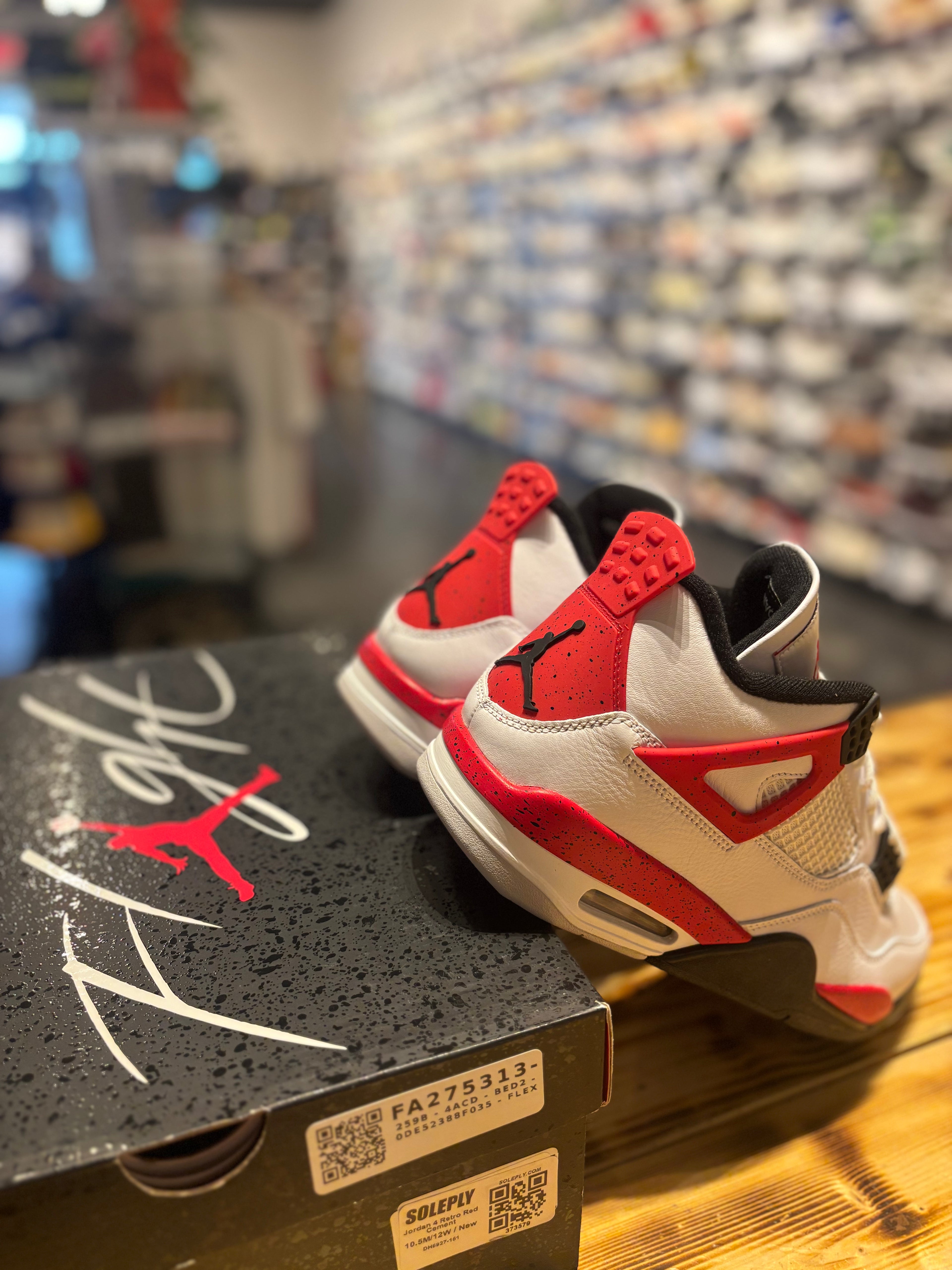 Jordan 4 red cement