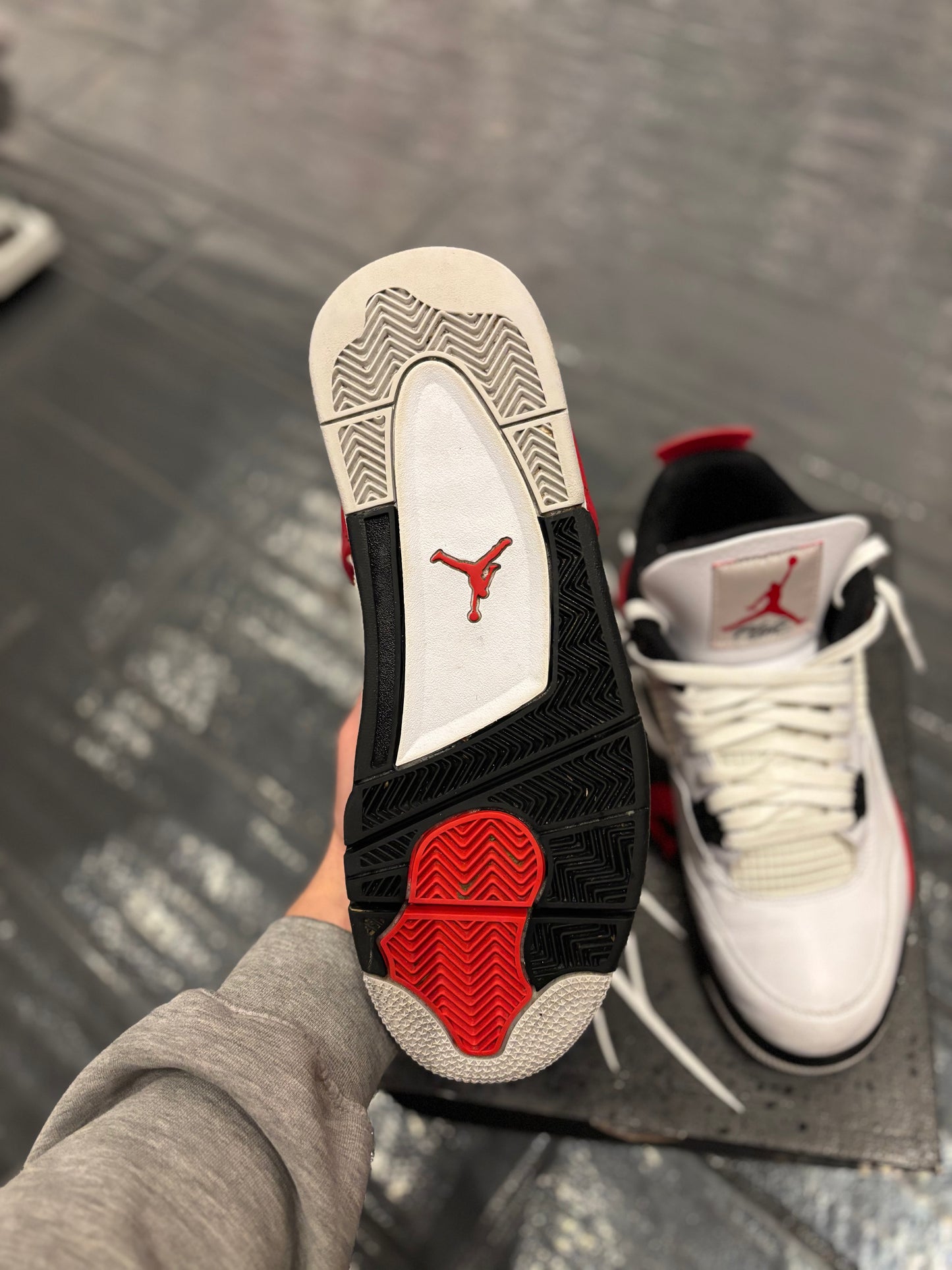 Jordan 4 “red cement “