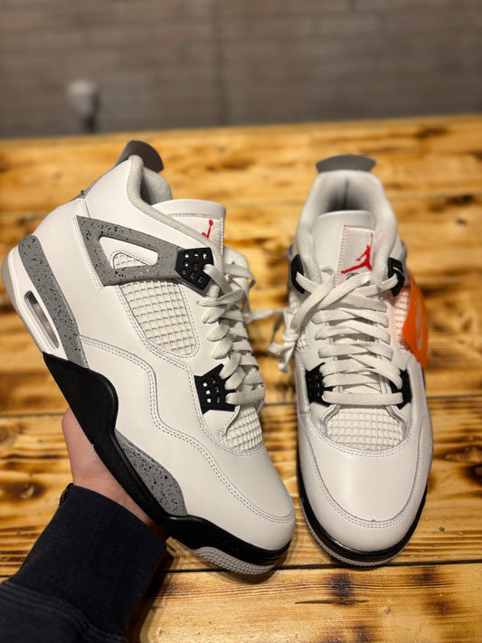 Jordan 4 white cement