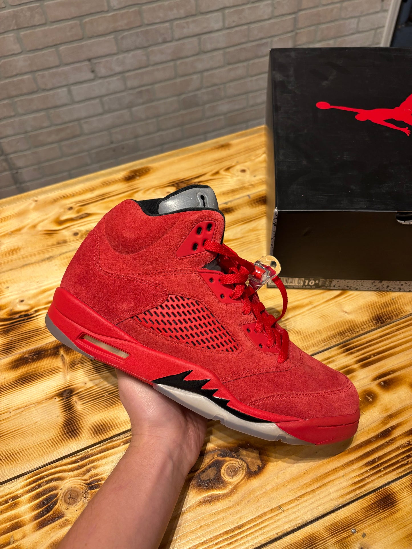 Jordan 5 “red suede”